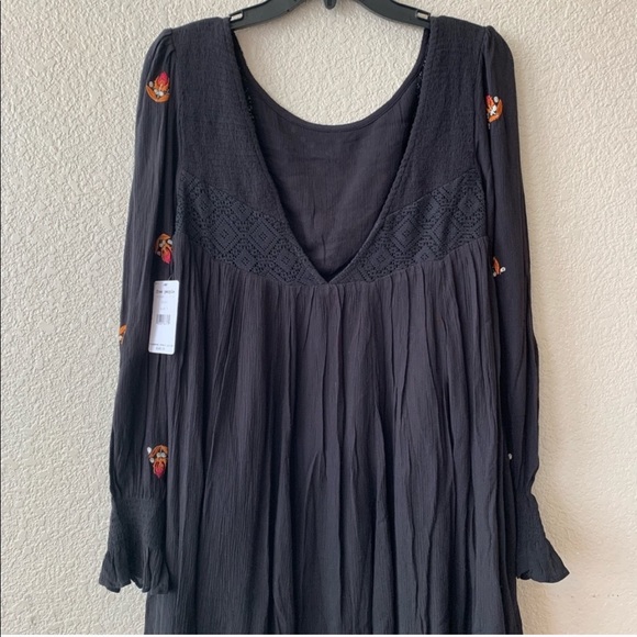 NWT Free People Mohave Floral Embroidered Dress - Picture 7 of 10